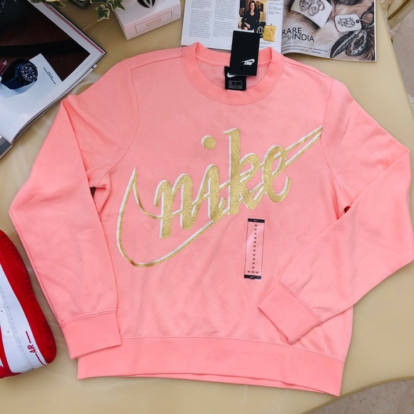 glitter nike sweatshirt